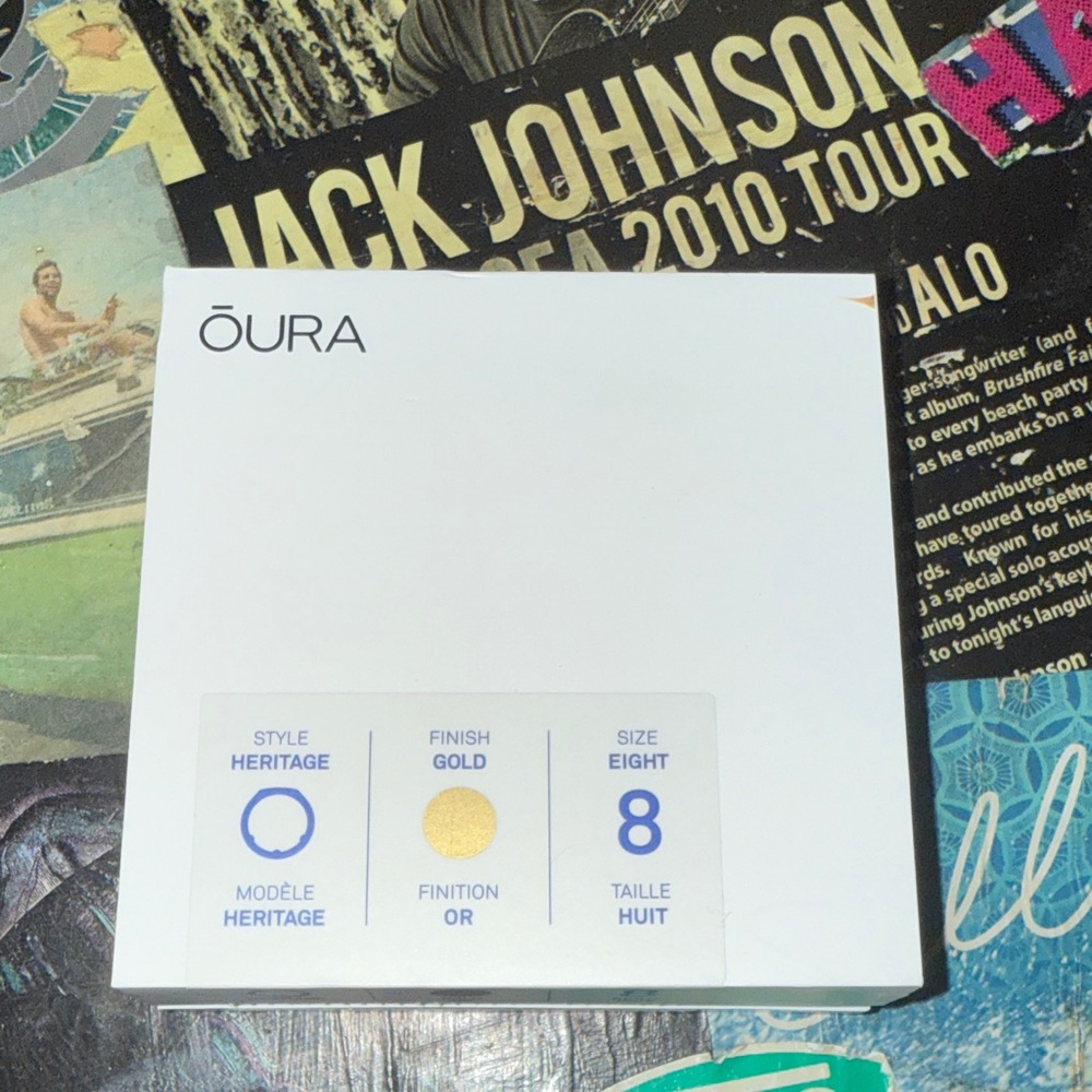 Ōura Gold Ring Size 8
